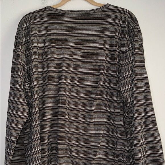 Liz Claiborne Striped Top with Grommet Accents - Picture 5 of 6